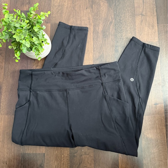 lululemon athletica Pants - Lululemon Time to Sweat Crop Leggings